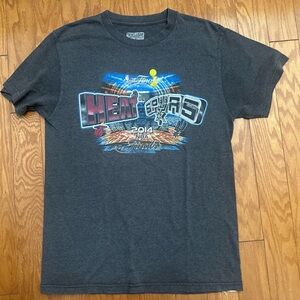 Heat vs Spurs 2014 Finals T-Shirt NBA exclusive vintage